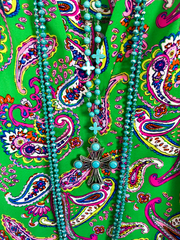 Dazed By The Sun Top - Green