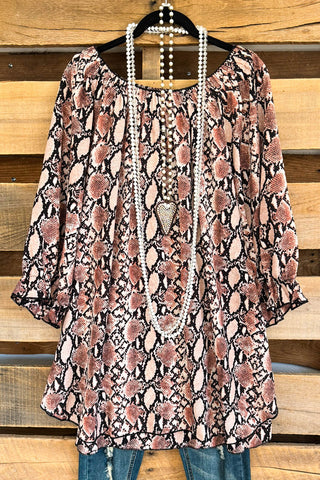 AHB EXCLUSIVE: Authentic Affection Tunic - Rust