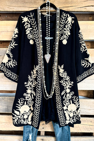 True To My Heart Vest - Black