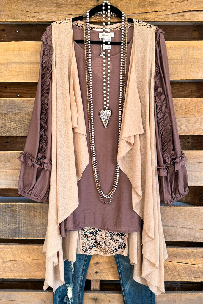 Harbor Haven Vest - Taupe