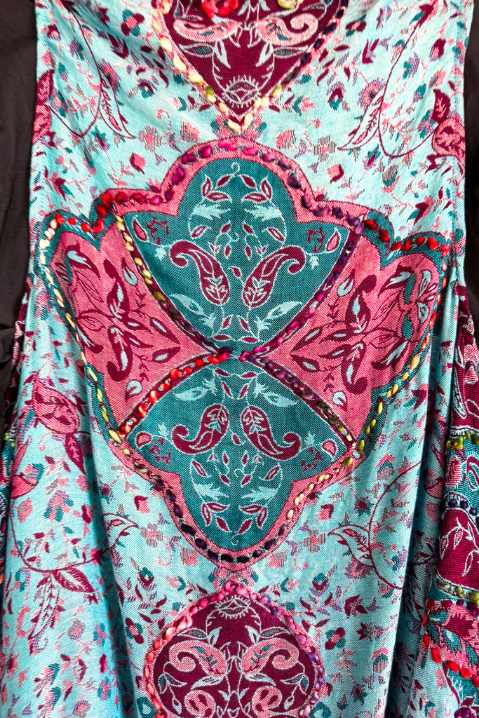 Better Together Thick Stich Vest Kimono - Turquoise