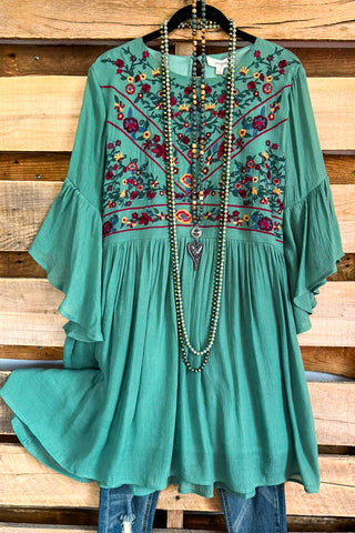 Better Together Thick Stich Vest Kimono - Turquoise