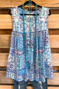 Hazy Mornings Top - Aqua