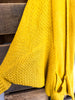 Calling The Shots Cardigan - Mustard