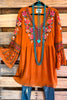 Sounds Of Joy Dress - Rust