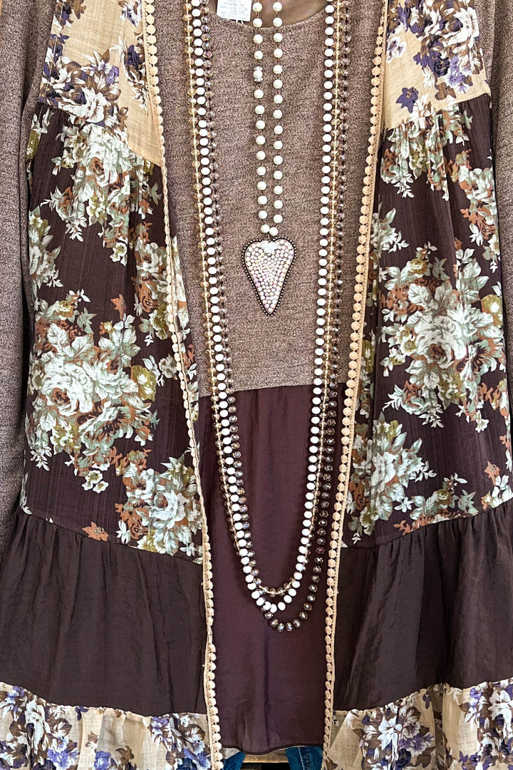 Generating Greatness Vest - Beige-Brown