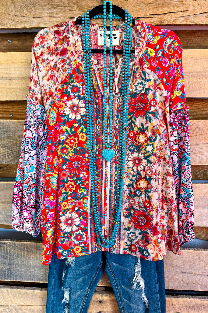 On The Daily Embroidery Top - Multi