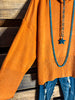 Secrets Of Tomorrow  Oversized Turtle Neck Sweater - Pumpkin