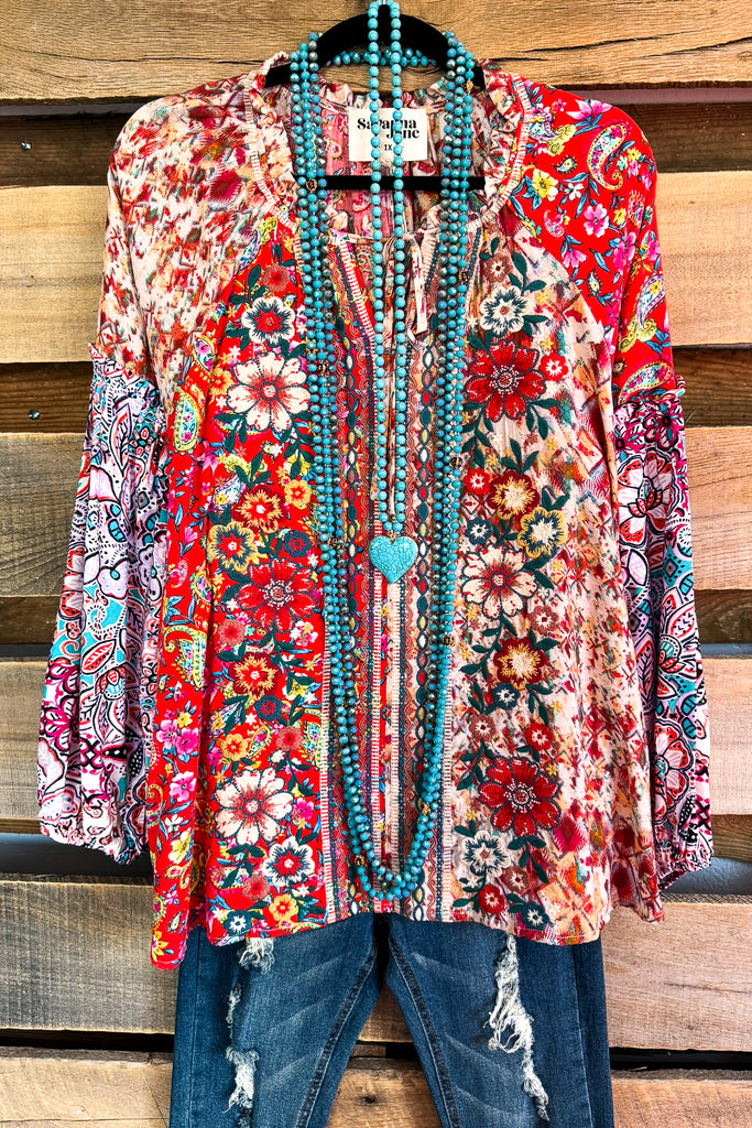 On The Daily Embroidery Top - Multi