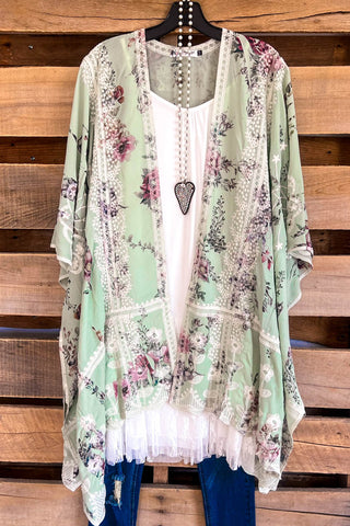 Tropical Paradise Tunic - Lime Green