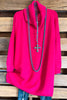 Take Me Back Sweater Tunic - Pink