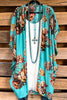 Expected Beauty OVERSIZED Kimono - Mint Mix