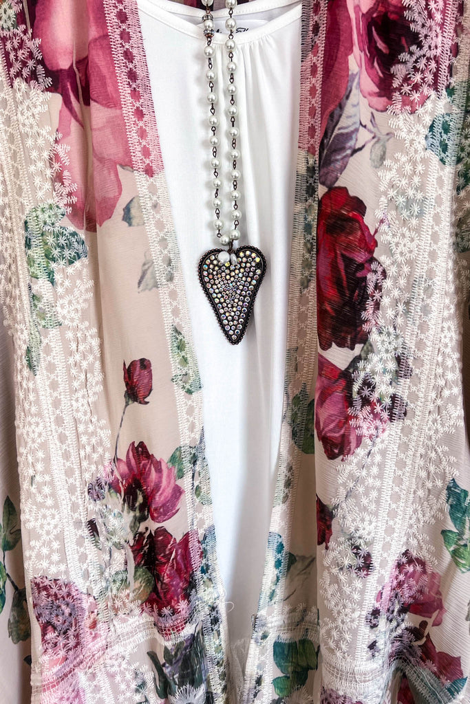 AHB EXCLUSIVE: Something Good Is Coming Kimono- Rose