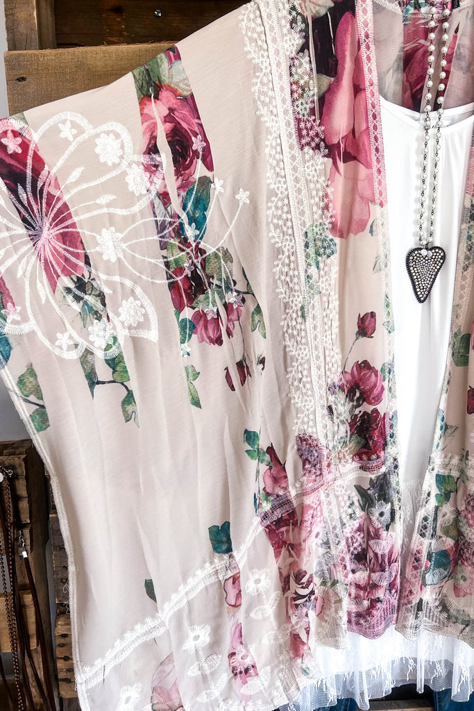 AHB EXCLUSIVE: Something Good Is Coming Kimono- Rose