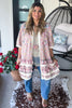 Lace And Daydreams Cardigan - 100% Cotton - Blue Gray