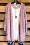 AHB EXCLUSIVE: When In Love Cardigan - Mauve