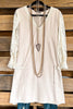 AHB EXCLUSIVE: Candle On The Water Suede Dress - Beige