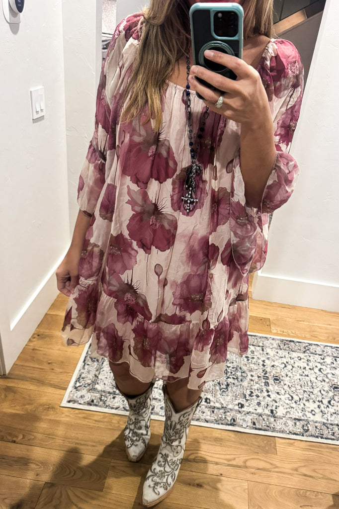 PRE ORDER: La Dolce Vita Italian Silk Dress - Made in Italy