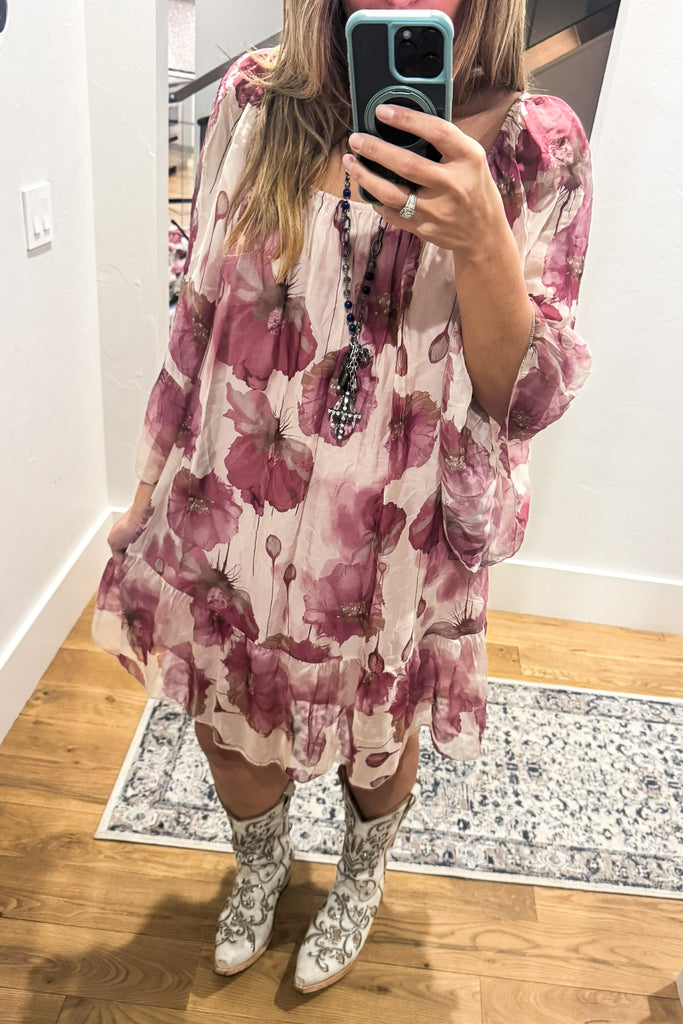 PRE ORDER: La Dolce Vita Italian Silk Dress - Made in Italy