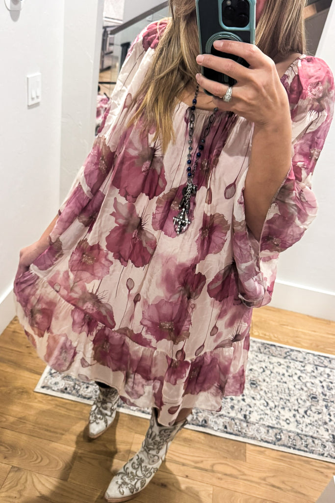 PRE ORDER: La Dolce Vita Italian Silk Dress - Made in Italy