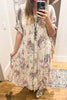 Pre order: Bella Vita Floral Italian Linen Dress - 100% Linen - Made in Italy