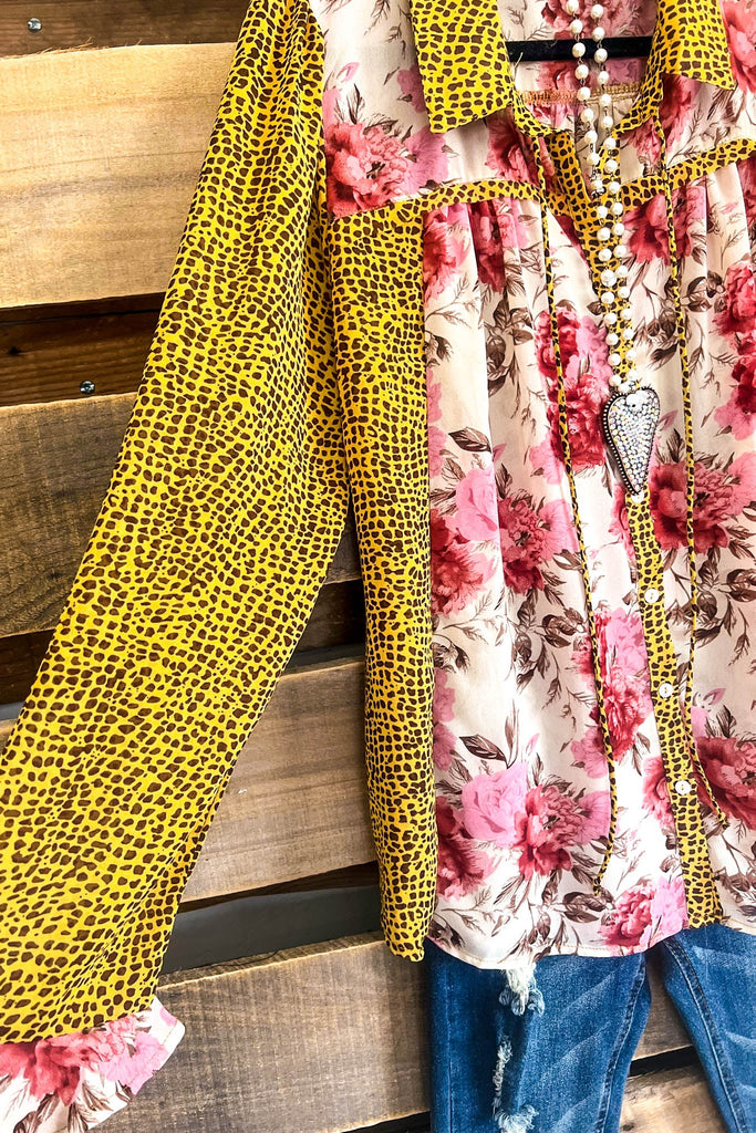 Day Dreamer Blouse - Stone Mix