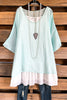 Racing Spring Top (2 Piece Set) - Aqua - 100% COTTON