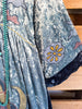 Peaceful Feelings Velvet Dress - Denim Blue