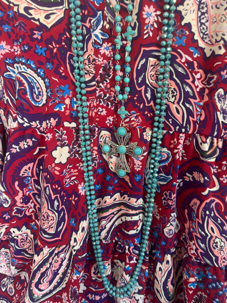 Loving My Decision Tunic -  Wine