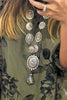 Silver Prairie Concho Necklace