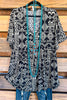 Time On My Hands Tunic - Charcoal