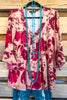 Top Notch Choice Blouse - Camel/Brown/Burgundy