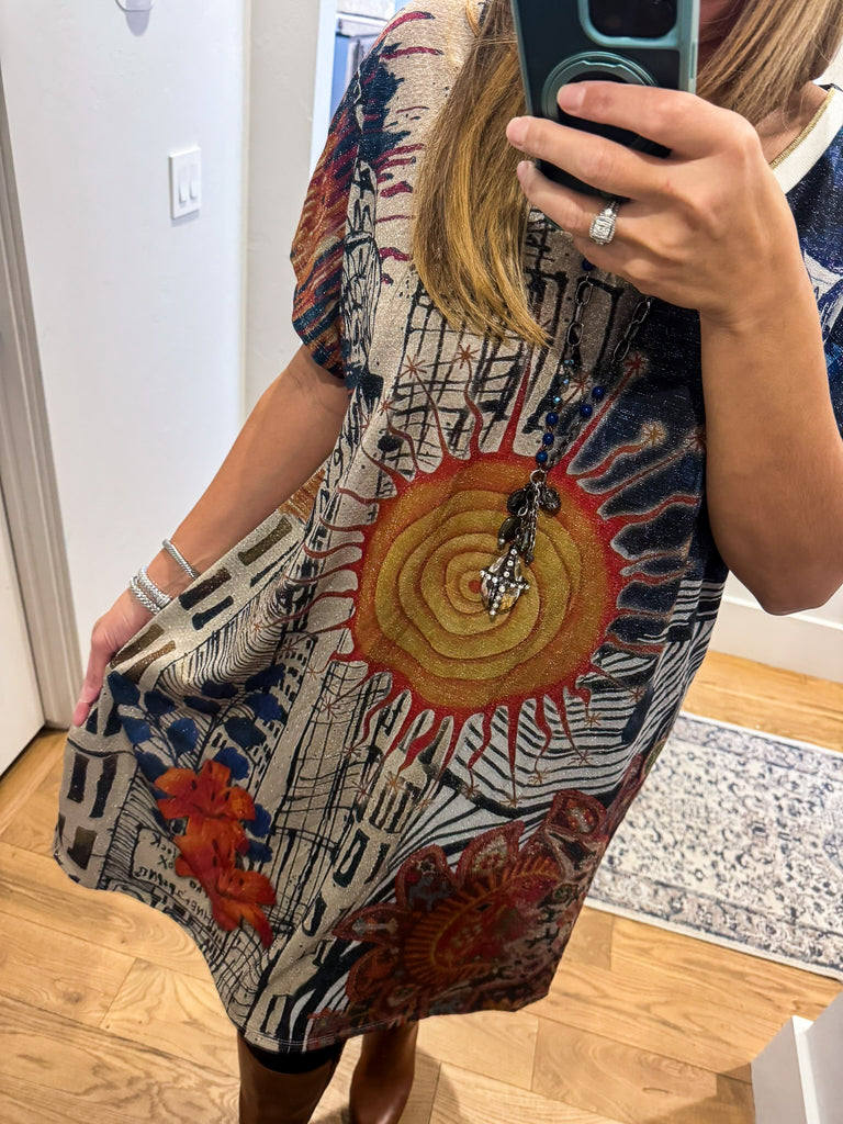 Pre order: Sole d’Arte Italian Tunic Dress - Made in Italy