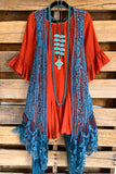 AHB EXCLUSIVE: Dream Weaver Vest - Teal - 100% COTTON