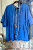 Herd It All Before Tunic - Denim Blue - 100% Cotton