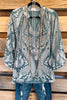 Remembering The Details Blouse - Sage