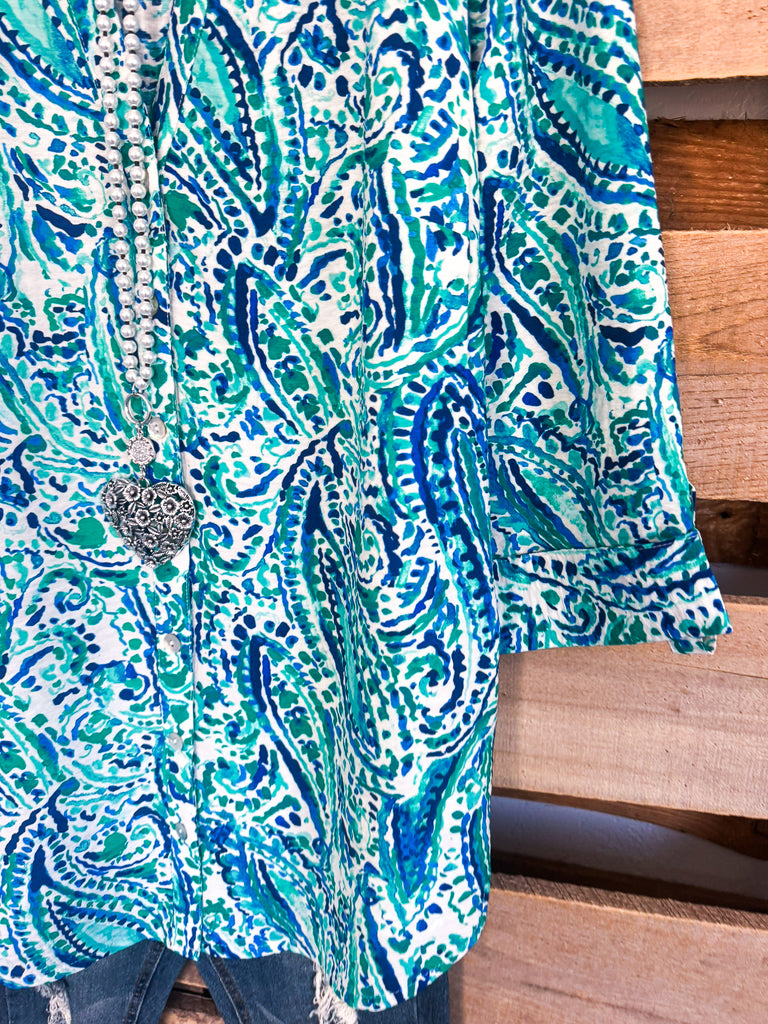 Discovering Effort Tunic - Navy/Royal/White