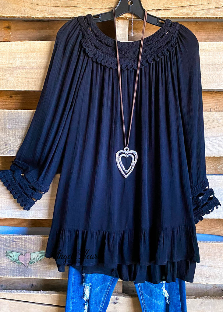 Playfully Perfect Top - Black.