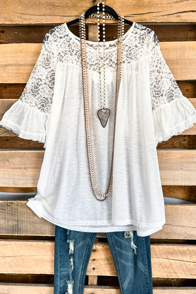 Beautiful Melody Top - White