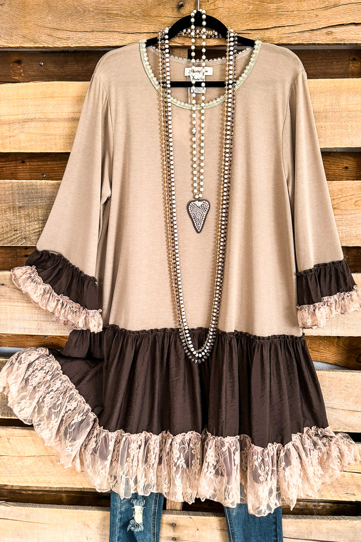 Hidden Valley Dress - Taupe