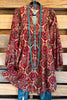 Close Enough To Perfect Blouse - Red Mix