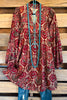 Close Enough To Perfect Blouse - Red Mix