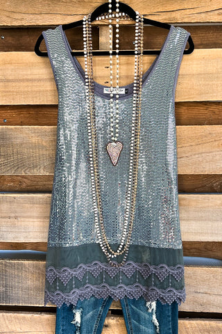 Dreaming Of The Day Top - Black Teal