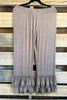 Lacy Chandelier Capris - Mocha