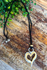 Outlined My Love Necklace - Black