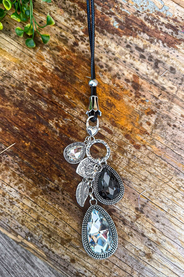 Charming My Heart Necklace - Silver