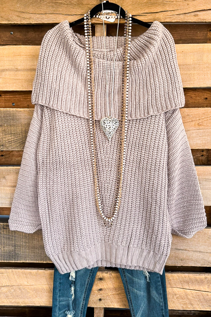 Perfect Weather Sweater - Lt. Mauve