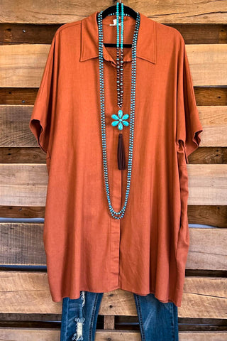 AHB EXCLUSIVE: All Along Blouse - Rust