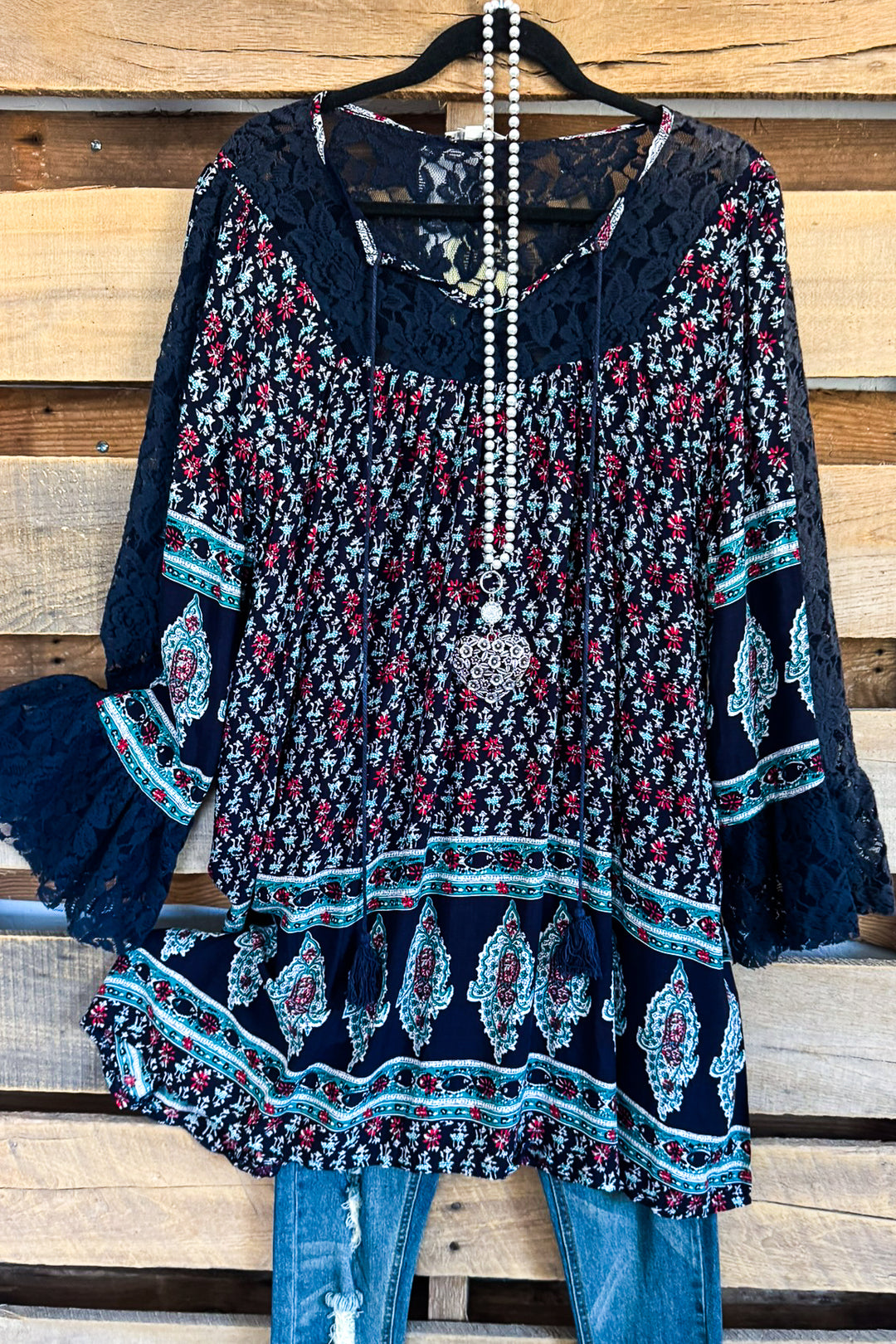 Beauty in Bold Tunic - Navy - Oversized