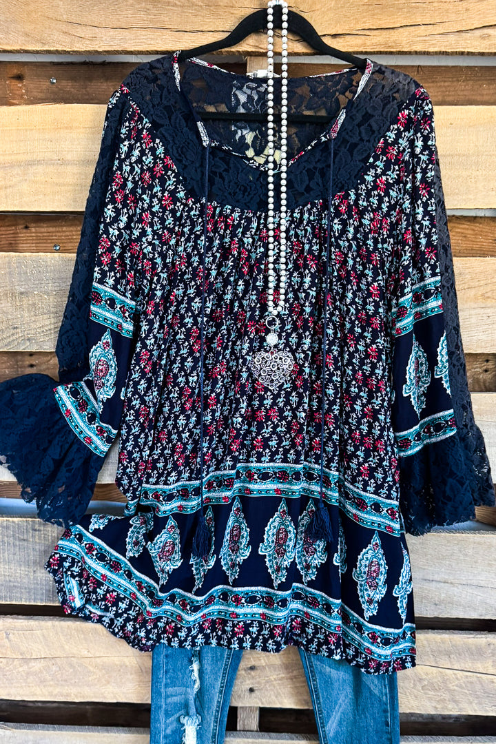 Beauty in Bold Tunic - Navy - Oversized